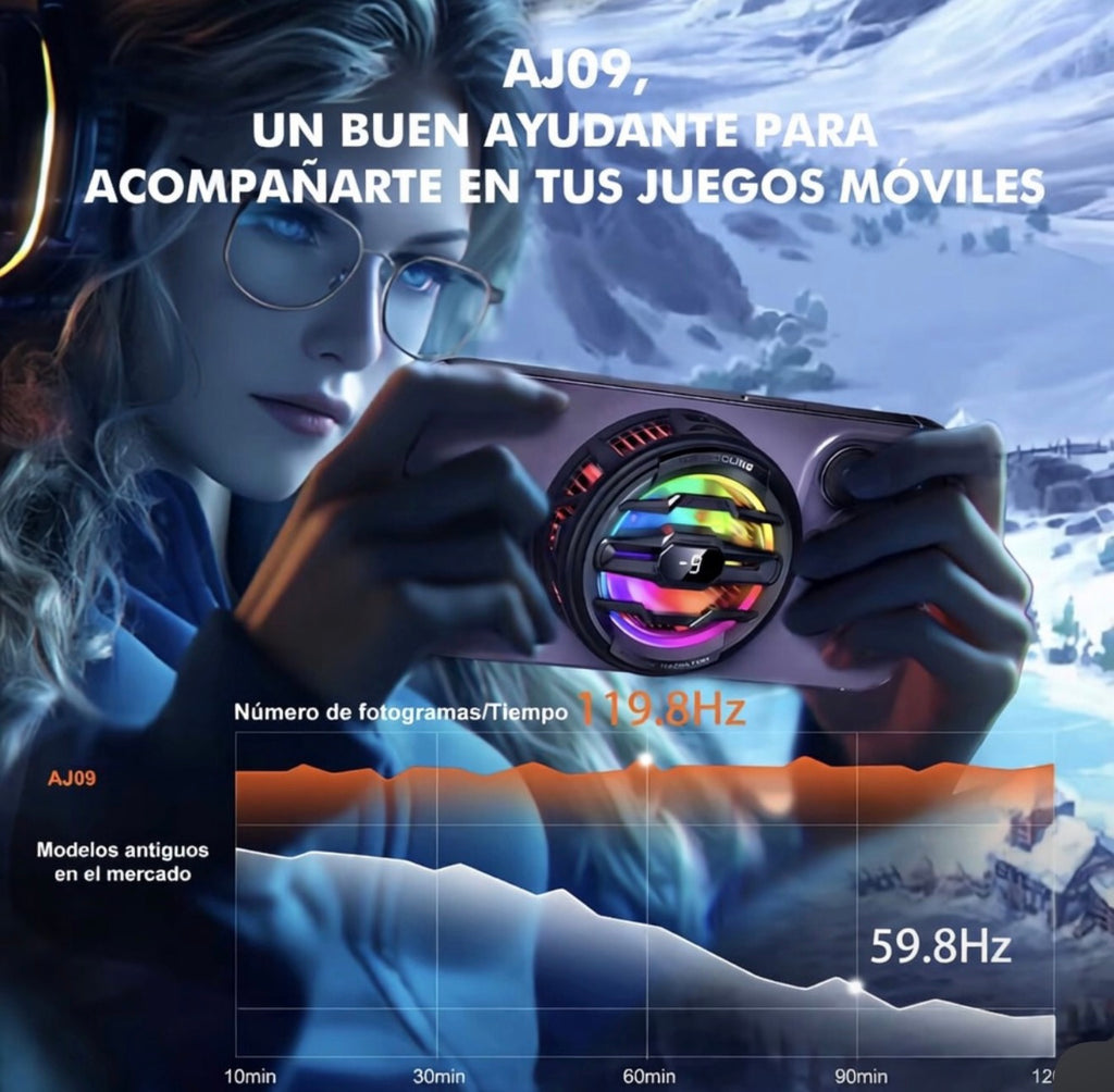 AJ09 Enfriador Pro-Gaming : Cero Lag, Máximo Rendimiento
